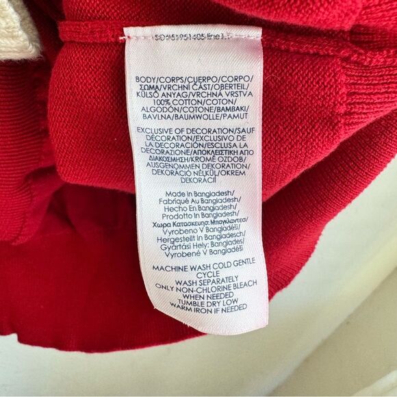 Chaps Red Sweater Vest Size 2XL Tall - Picture 4 of 8